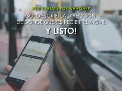 📲Pedí tu remis 🚗 por Whatsapp 👇 ¡Es muy fácil! 👇